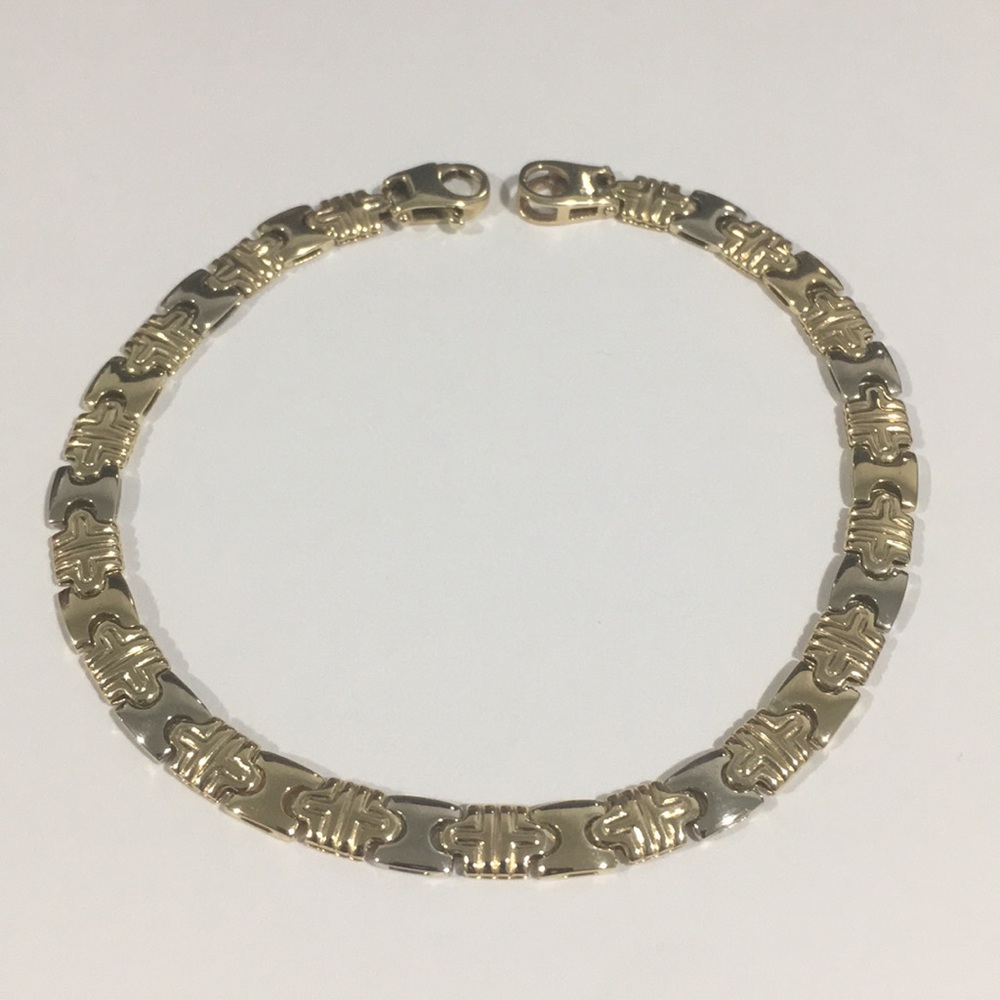 14k Two Tone Gold Bracelet
